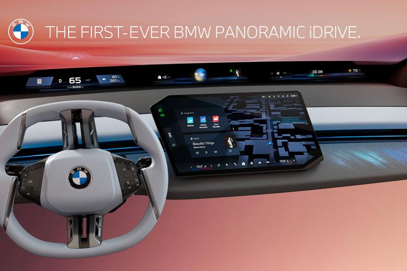 BMW PANORAMIC IDRIVE : NOUVELLE EXPERIENCE DE CONDUITE'