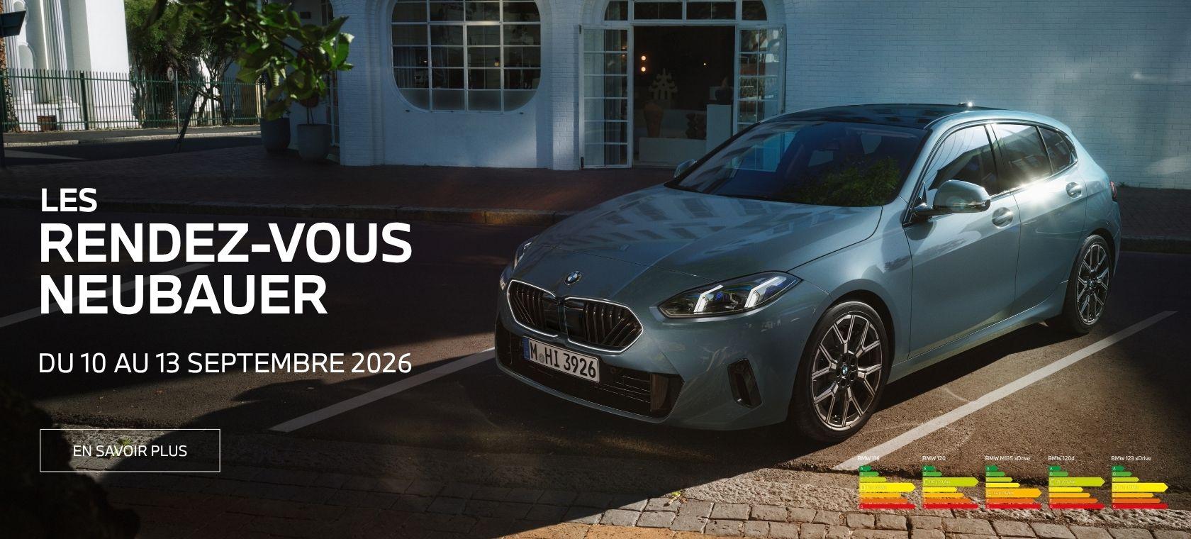 Les Rendez-Vous Neubauer BMW du 10 au 13 septembre 2026